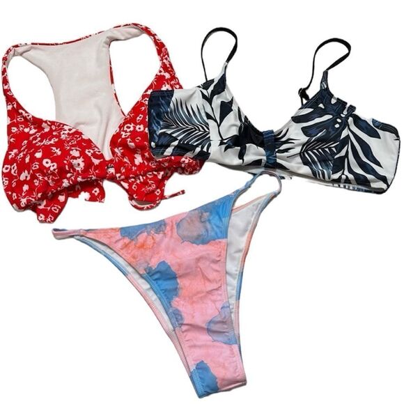 3 PIECE SWIMSUIT BUNDLE‎ PLUS SIZE 2XL LOT BUNDLE - Picture 1 of 6